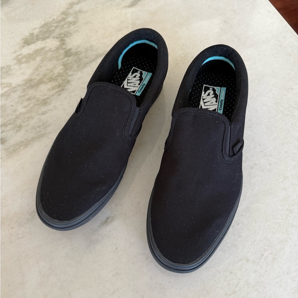 Vans Men's Comfy Cush Black Slip-On Shoes
